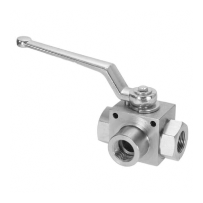 Ventil kulový DBK G 1/2" - 1113L DN12 3-cestný